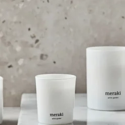 Meraki scented candles 12 hours 2-pack, White garden