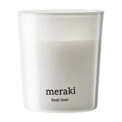 Meraki scented candles 12 hours 2-pack, Fresh Linen