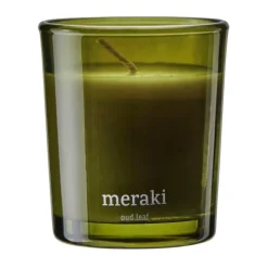 Meraki scented candles 12 hours 2-pack, Oud leaf