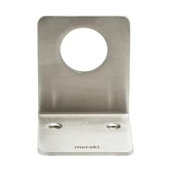 Meraki soap holder, brushed silver