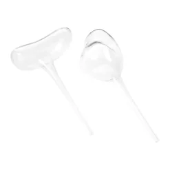 Mercury watering globe 2 parts, Clear, 15x24 cm