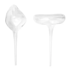 Mercury watering globe 2 parts, Clear, 15x24 cm