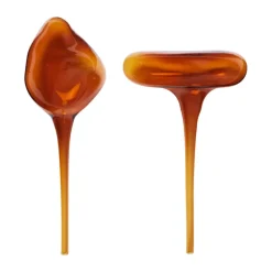 Mercury watering globe 2 parts, Amber, 15x24 cm