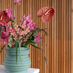 Mila vase 25 cm, Green