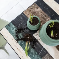 Mila vase 25 cm, Green