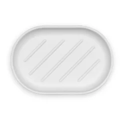 MindSet soap dish, Mineral Fresh White