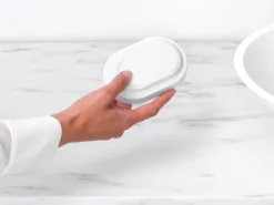 MindSet soap dish, Mineral Fresh White