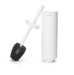 MindSet toilet brush with holder, Mineral fresh white