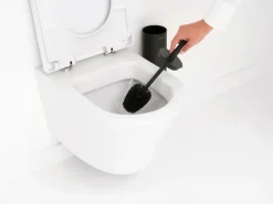 MindSet toilet brush with holder, Mineral infinite grey