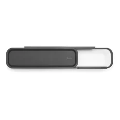 MindSet Toilet paper holder with shelf, Mineral Infinite Grey
