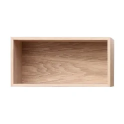 Mini stacked 2.0 storage system, small, oak