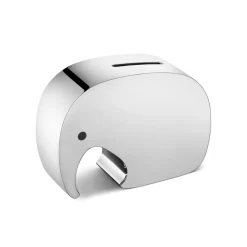 Miniphant money box 6x8,7 cm, Stainless steel