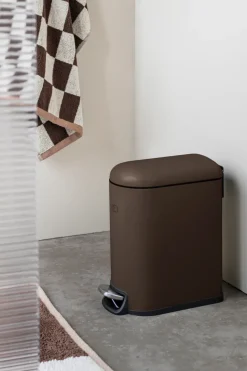 Mini-Walther pedal bin 5 L, Brown