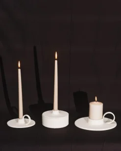 Mira candle holder S, Beige