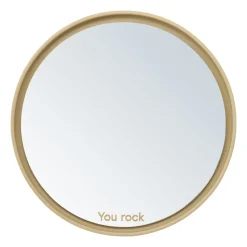 Mirror Mirror table mirror Ø21 cm, Beige