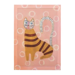 Missy illustration with frame 40x56 cm, Rose