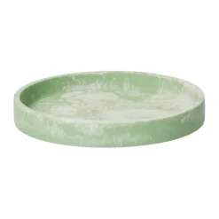 Mist decorative tray Ø20 cm, Seafoam