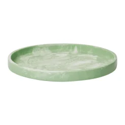 Mist decorative tray Ø30 cm, Seafoam