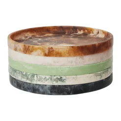 Mist decorative tray Ø30 cm, Seafoam