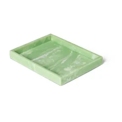 Mist decorative tray 15x20 cm, Seafoam