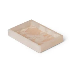 Mist decorative tray 10x15 cm, Pearl
