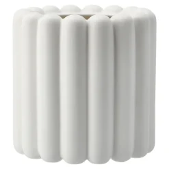 Mist flower pot small Ø19x19 cm, White