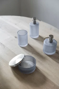 Modest soap dispenser tall, Dove blue