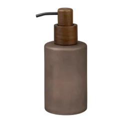 Modest soap dispenser tall, Walnut
