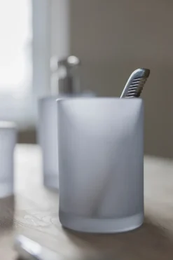 Modest toothbrush holder 10 cm, Dove blue
