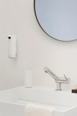 Modo soap dispenser wall mounted, White