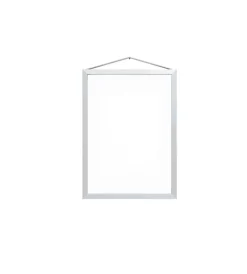 Moebe frame A4 22.6x31.3 cm, Brushed aluminium