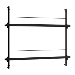 Moebe magazine rack, Black-black