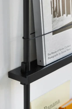 Moebe magazine rack, Black-black