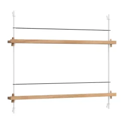Moebe magazine rack, Oak-white