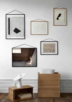 Moebe oak frame 40x50 cm, Transparent. Wood. Black