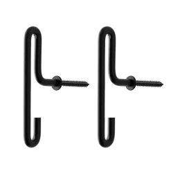 Moebe wall hook small 2- pack, Black
