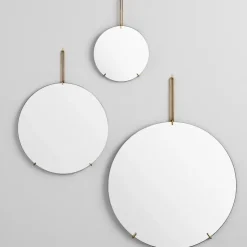 Moebe Wall mirror Ø 30 cm, Brass