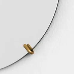 Moebe Wall mirror Ø 50 cm, brass