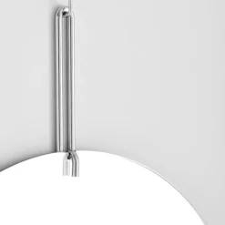 Moebe wall mirror Ø 70 cm, Chrome