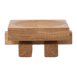 Moku tray, Untreated oak, 7x8 cm