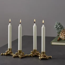 Molekyl candlestick 4, Brass