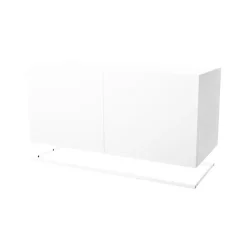 Molto 840 cabinet- modul, White. incl. white metal frame