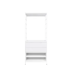Molto High shelving system, White, 1 section