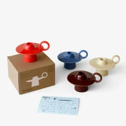 Momento JH39 candle holder, Poppy Red