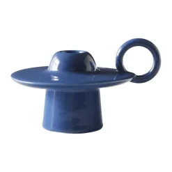 Momento JH39 candle holder, Azure