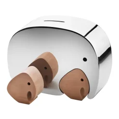 Moneyphant moneybox with twins, 12.6 cm