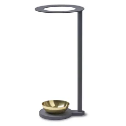 Monokel umbrella stand, grey - brass