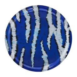 Monster tray Medium Ø49 cm, Ultramarine blue-white