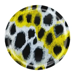Monster tray Medium Ø49 cm, White-yellow-black