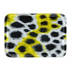 Monster tray Medium 37x53 cm, White-yellow-black